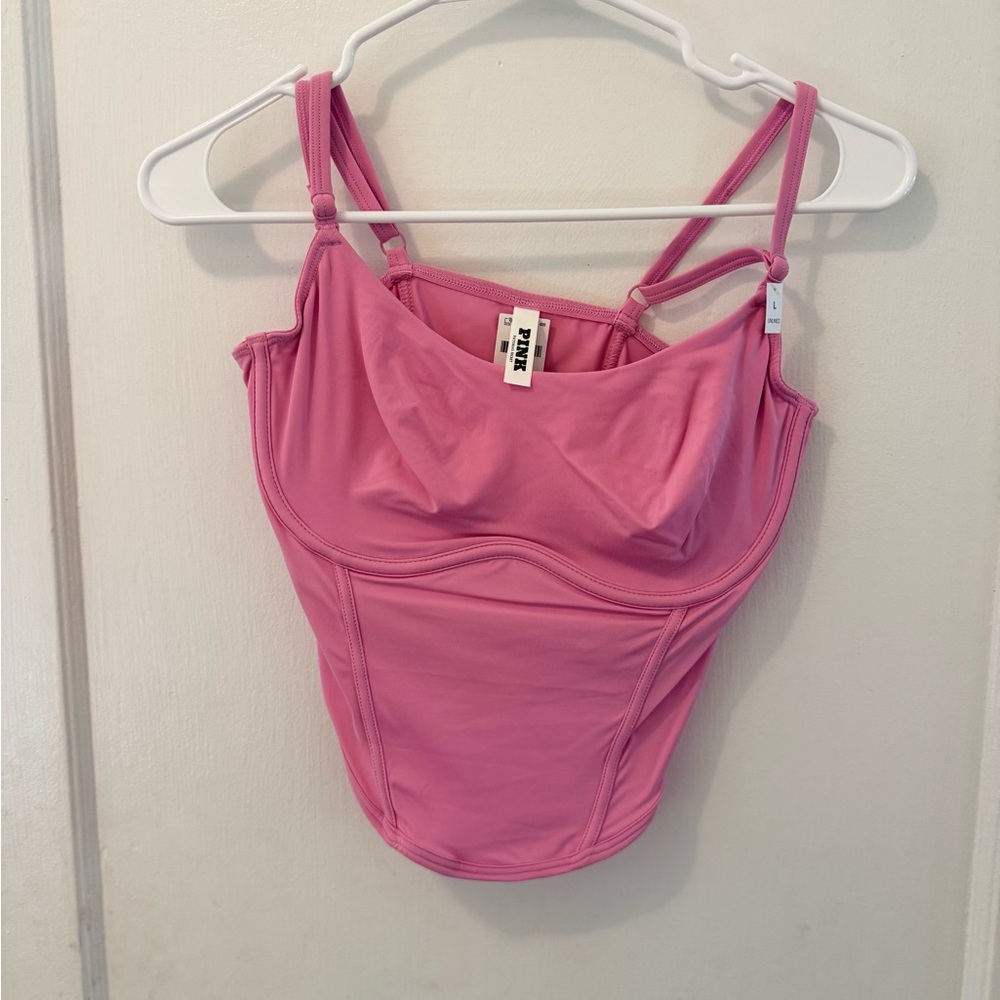 Victoria's Secret Pink ribbed crop top